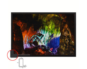 Colorful Cave, Gua Tempurung, Malaysia Artwork Painting Print Art Frame Home Wall Decor Gifts