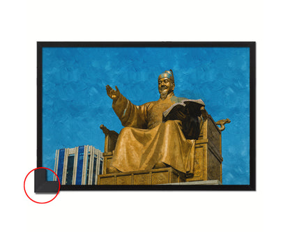 Gwanghwamun Plaza, Great King Sejong Statue, Seoul, Asia, Korea, Landmark