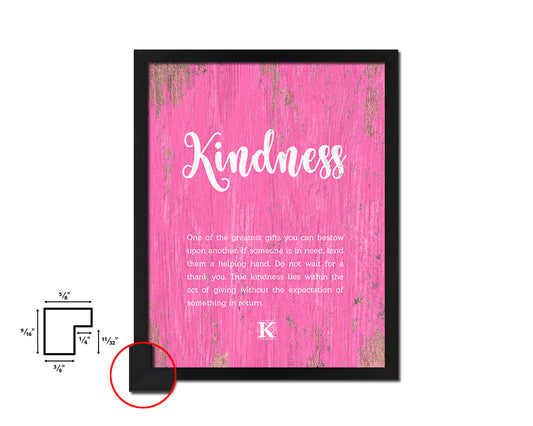 Kindness Quote Framed Print Home Decor Wall Art Gifts