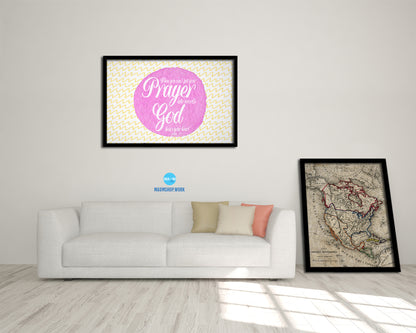 When you can't put your prayer into words, God hears your heart Bible Verse Scripture Framed Art