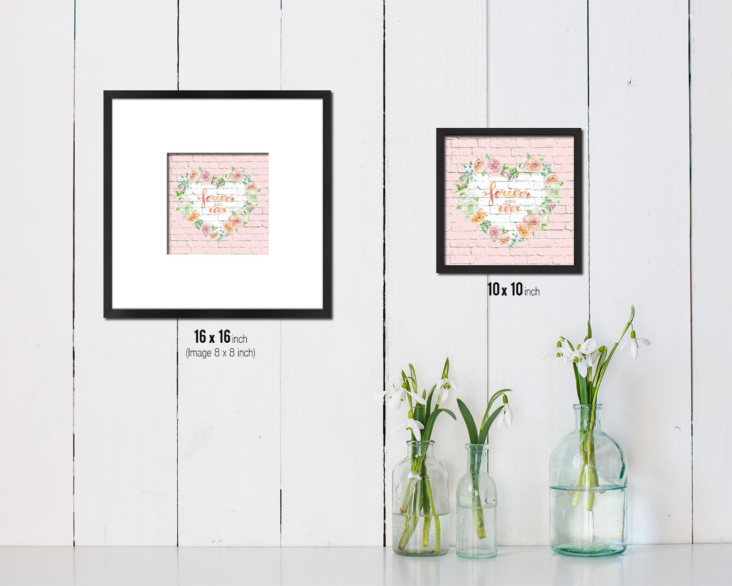 Forever and ever Quote Framed Print Home Decor Wall Art Gifts