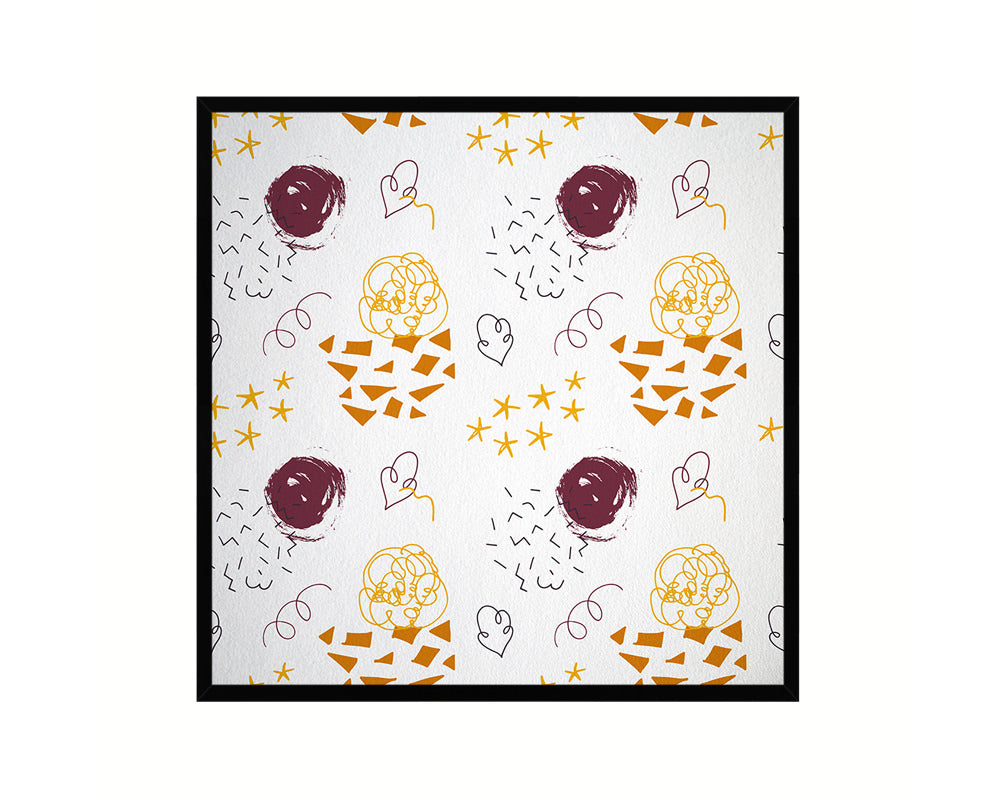 Abstract Painting Artwork Wood Frame Gifts Modern Wall Decor Art Prints