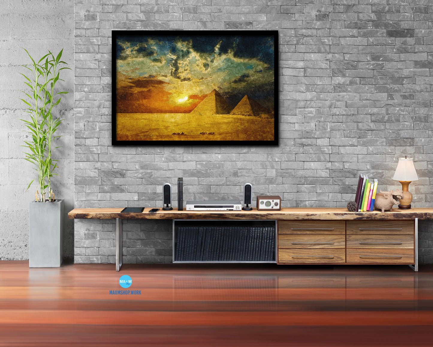 Great Sphinx of Giza Pyramids Valley Bedouins Camels Riding Desert, Europe, Egypt, Landmark