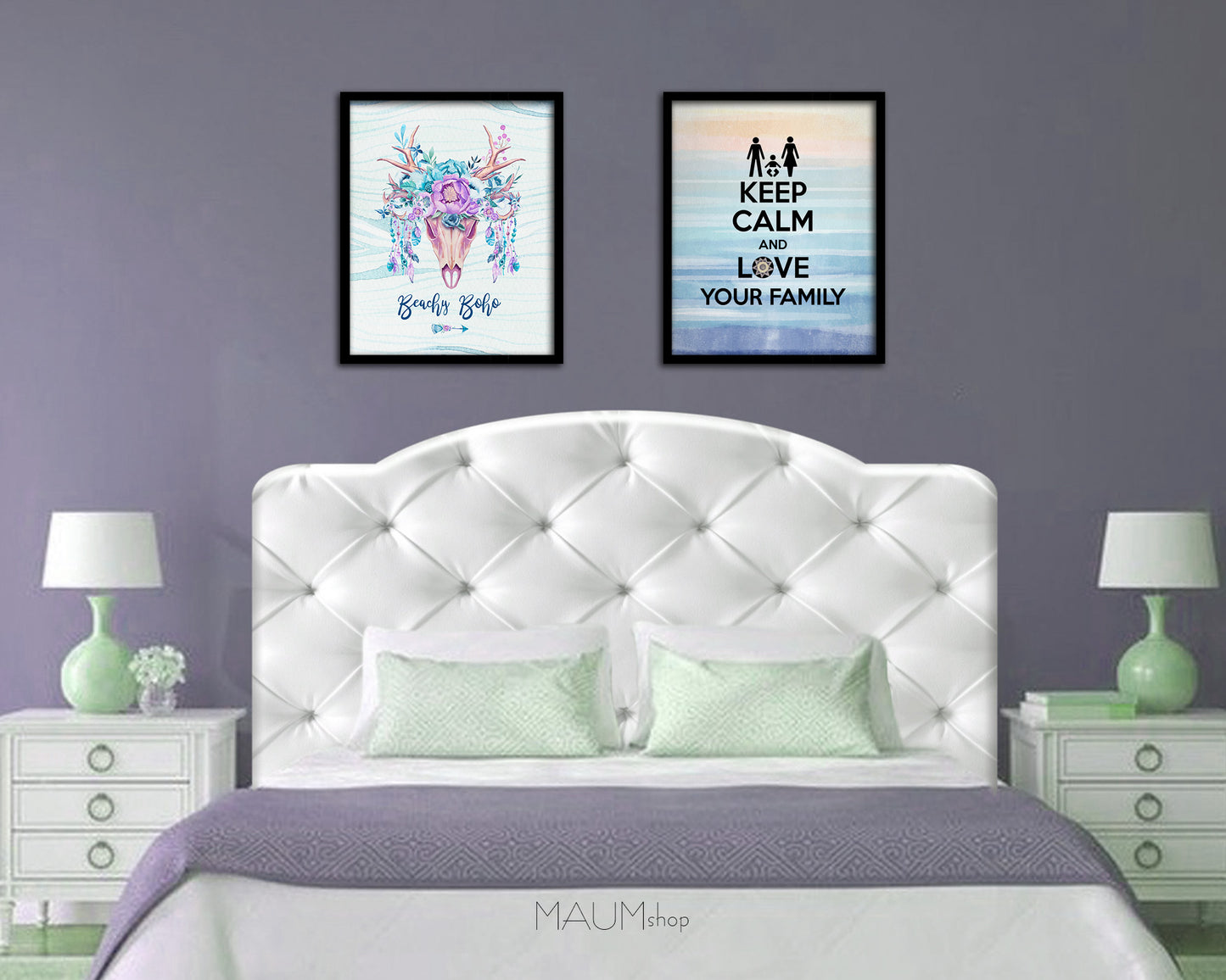 Keep calm and love your family Quote Framed Print Wall Decor Art Gifts