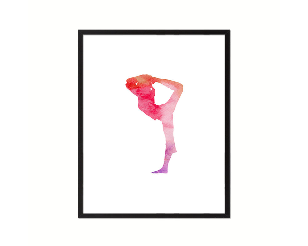 Yoga Pose Yoga Wood Framed Print Wall Decor Art Gifts