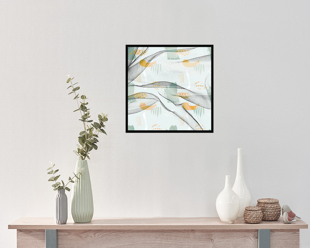 Abstract Painting Artwork Wood Frame Gifts Modern Wall Decor Art Prints