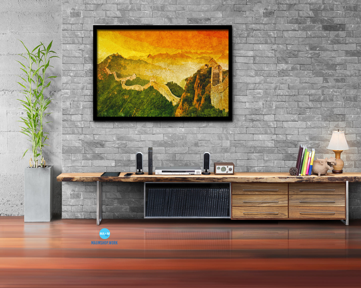 Great Wall, Sunrise, Asia, China, Landmark