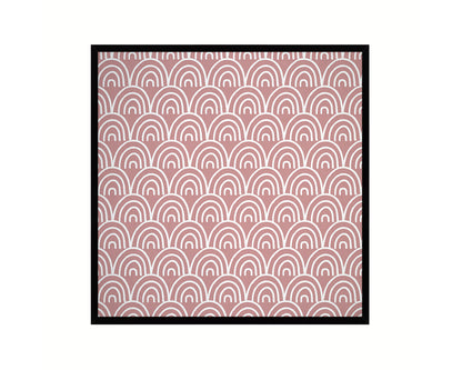 Abstract Red Artwork Wood Frame Gifts Modern Wall Decor Art Prints