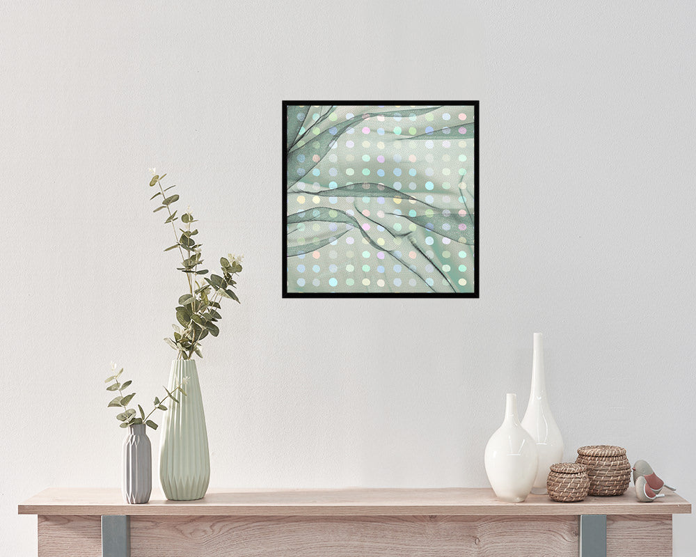 Abstract Green Artwork Wood Frame Gifts Modern Wall Decor Art Prints