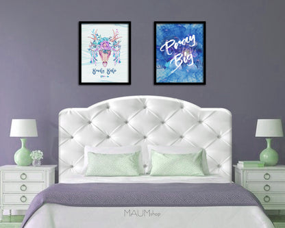 Pray Big Quote Framed Print Wall Decor Art Gifts