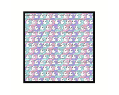 Abstract Rainbow Artwork Wood Frame Gifts Modern Wall Decor Art Prints