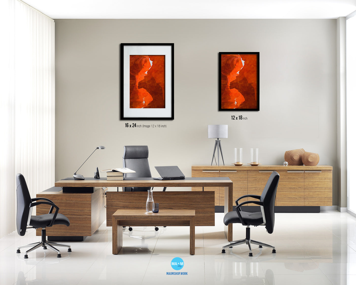 Erosion of Navajo Sandstone Paradise Northern Arizona Artwork Painting Print Art Frame Gifts