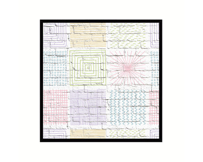 Shape Abstract Artwork Wood Frame Gifts Modern Wall Decor Art Prints
