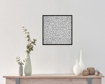 Abstract Black  Artwork Wood Frame Gifts Modern Wall Decor Art Prints