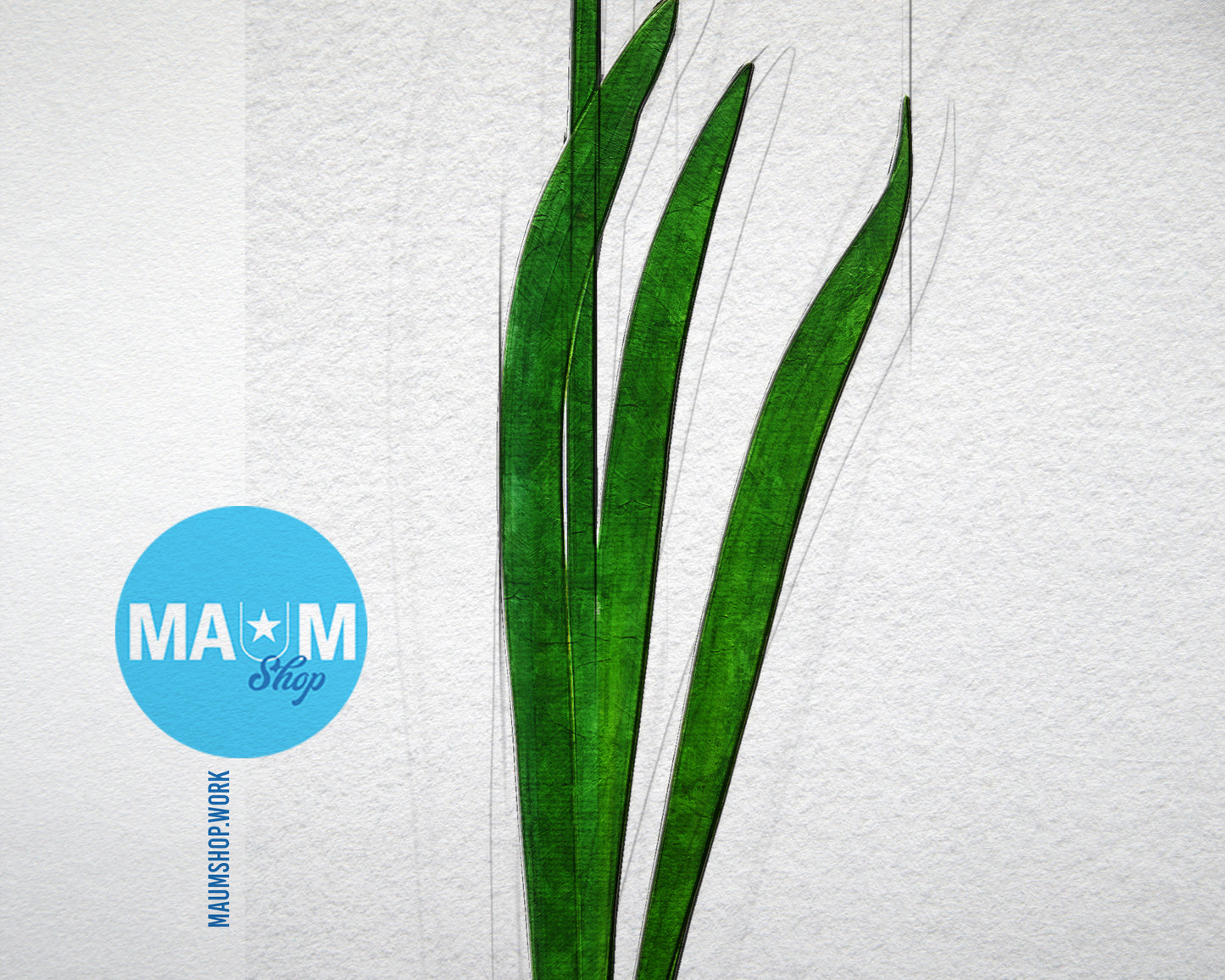 Narcissus Sketch Plants Art Wood Framed Print Wall Decor Gifts