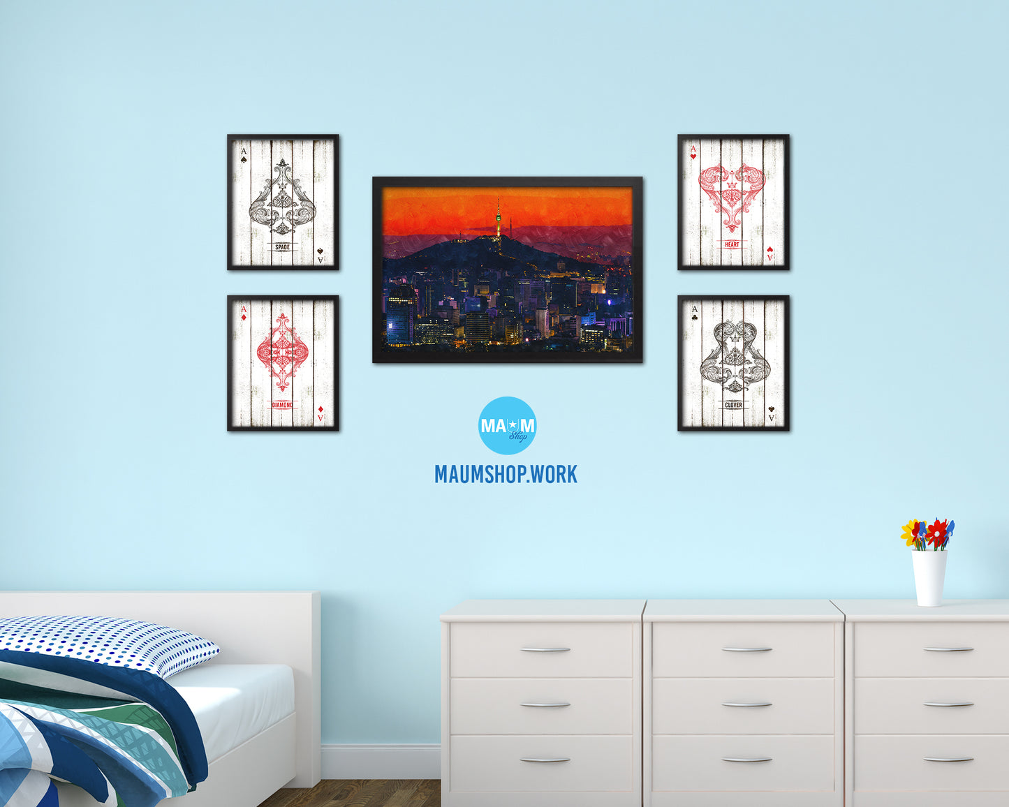 Twilght Cityscape Seoul, Asia, Korea, Landmark