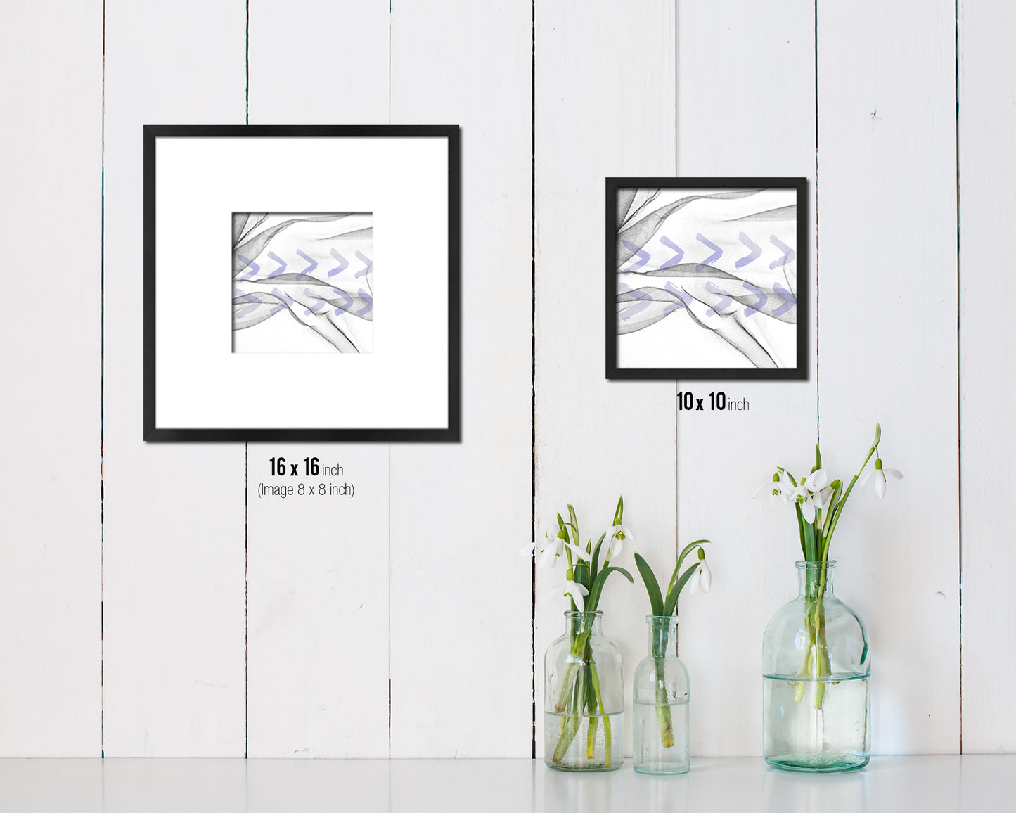 Brush Object Abstract Artwork Wood Frame Gifts Modern Wall Decor Art Prints