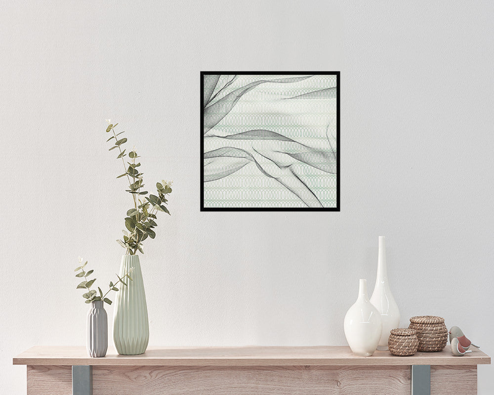 Lines Abstract Artwork Wood Frame Gifts Modern Wall Decor Art Prints