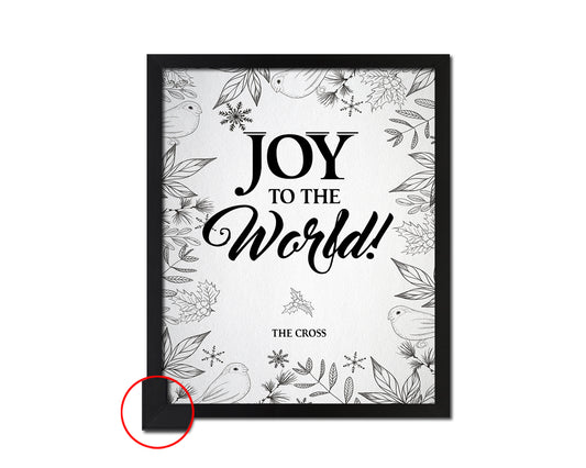 Joy to the world the coopers Quote Framed Print Wall Decor Art Gifts