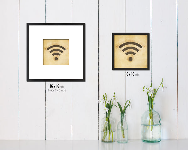Wifi Punctuation Symbol Framed Print Home Decor Wall Art English Teacher Gifts