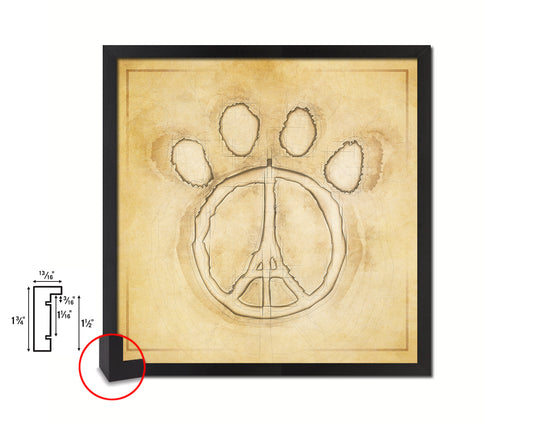 Paw Paris Punctuation Symbol Framed Print Home Decor Wall Art English Teacher Gifts