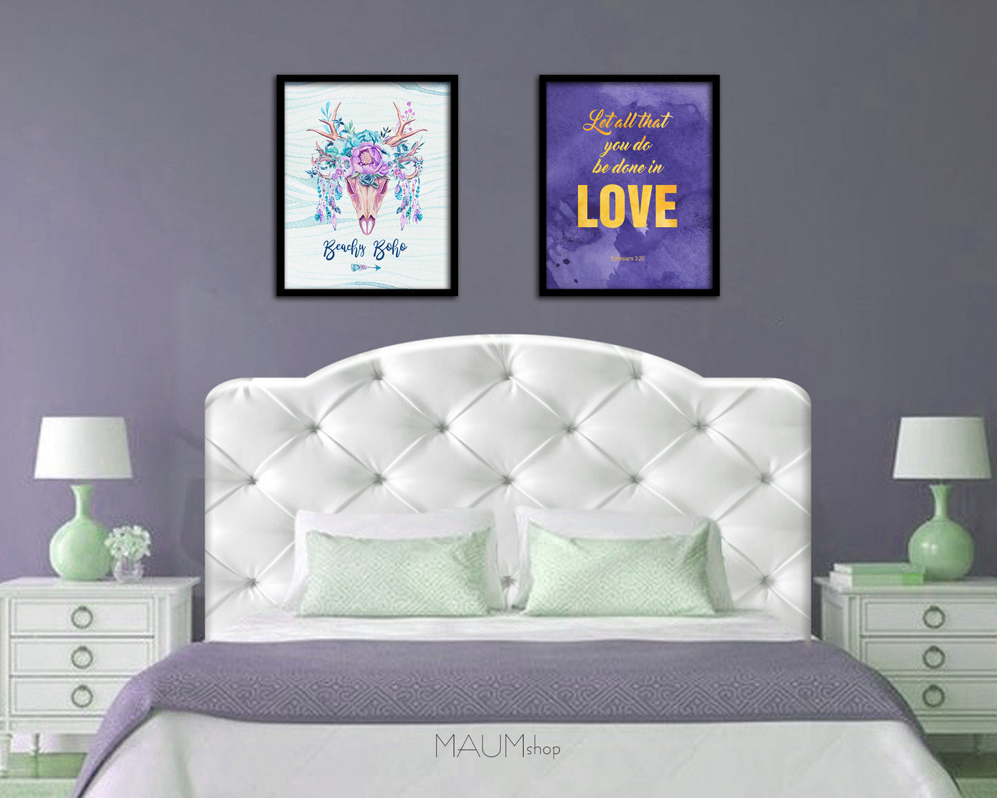 Let all that you do be done in love Quote Framed Print Wall Decor Art Gifts