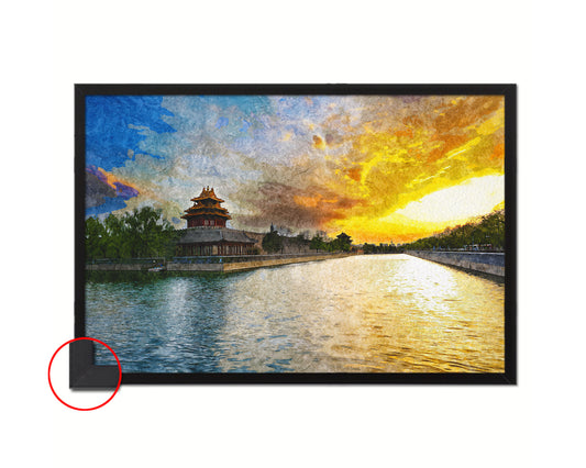 Imperial Palace, Forbidden City, North Gate, Beijing, Sunset, Asia, China, Landmark