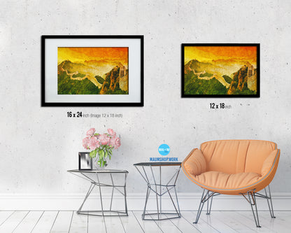 Great Wall, Sunrise, Asia, China, Landmark