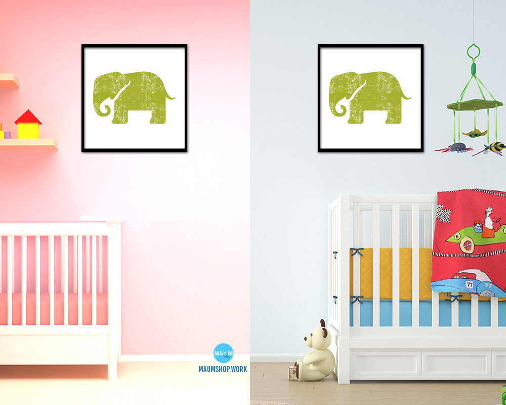 Elephant Animal Nursery Room Fine Art Paper Prints Home Decor Wall Art Gifts