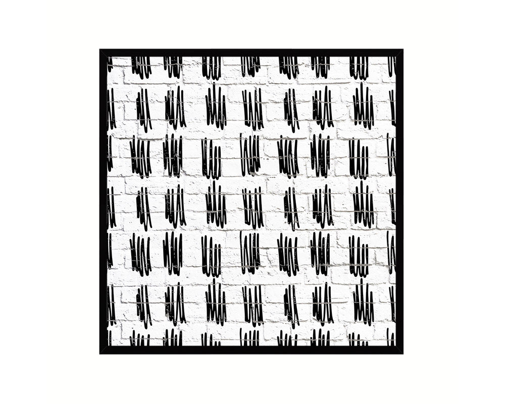 Shape Abstract Artwork Wood Frame Gifts Modern Wall Decor Art Prints