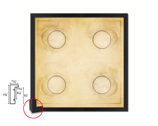 Dice 4 Punctuation Symbol Framed Print Home Decor Wall Art English Teacher Gifts