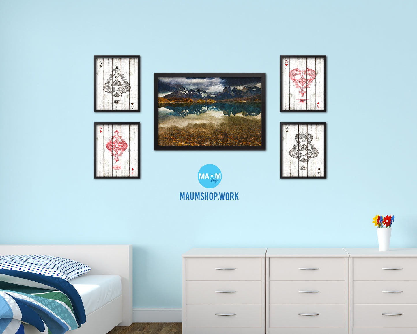 Torres Del Paine National Park, Lake Pehoe, Cuernos Mountains, Patagonia, Sunrise, Chile