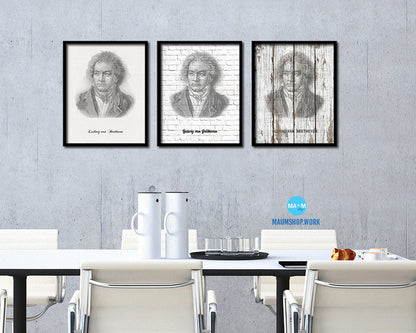 Robert Schumann Classical Music Framed Print Orchestra Teacher Gifts Home Wall Decor