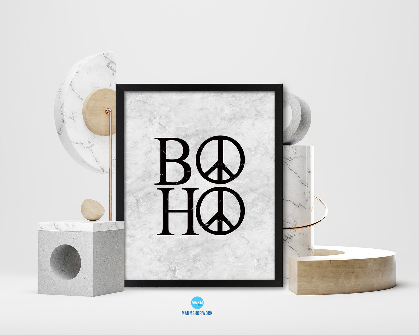BOHO Quote Framed Print Wall Art Decor Gifts