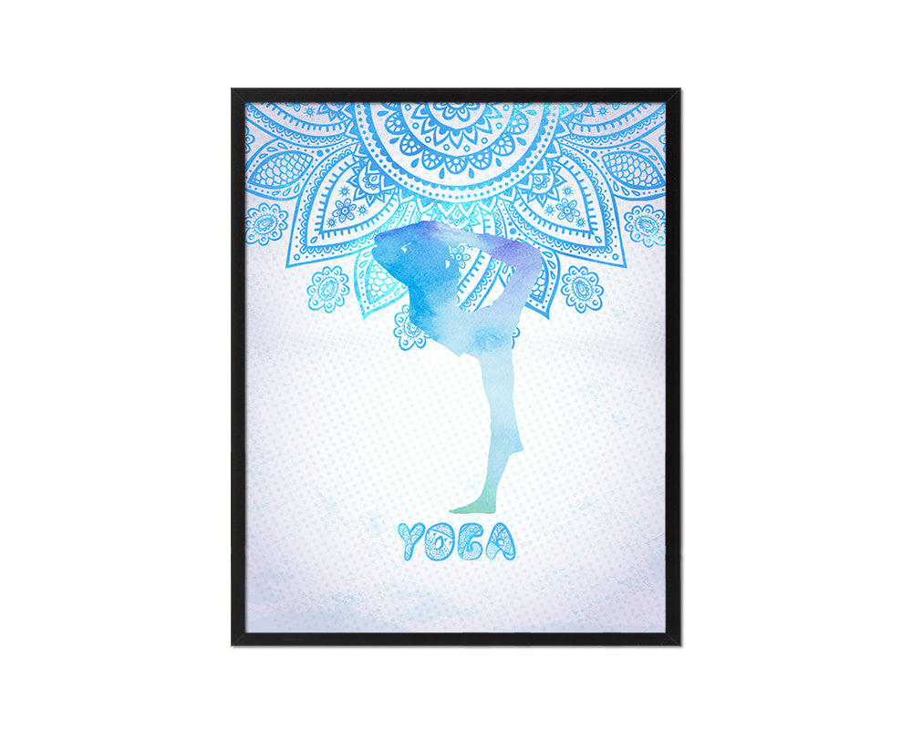 Yoga Pose Yoga Wood Framed Print Wall Decor Art Gifts