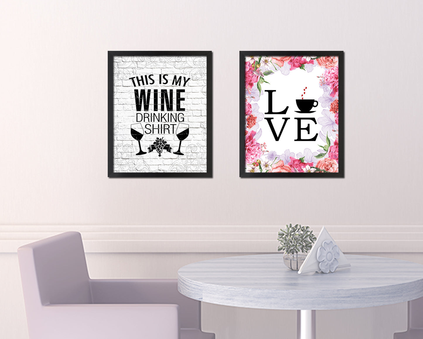 This is my wine drinking shirt Words Wood Framed Print Wall Decor Art Gifts
