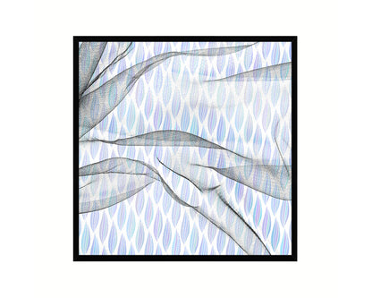 Abstract Blue Artwork Wood Frame Gifts Modern Wall Decor Art Prints