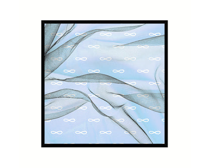 Abstract Aqua Artwork Wood Frame Gifts Modern Wall Decor Art Prints