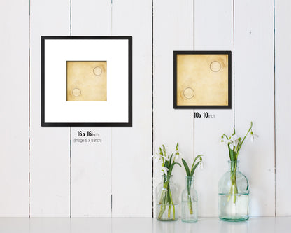 Dice 2 Punctuation Symbol Framed Print Home Decor Wall Art English Teacher Gifts
