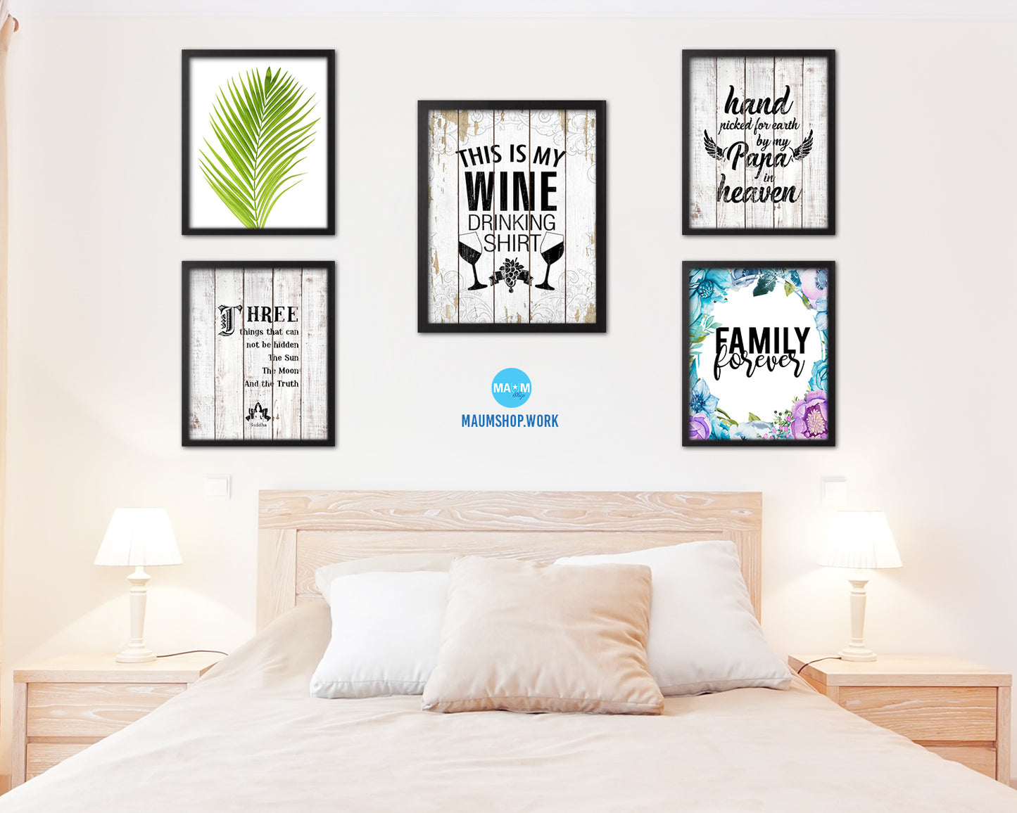 This is my wine drinking shirt Words Wood Framed Print Wall Decor Art Gifts