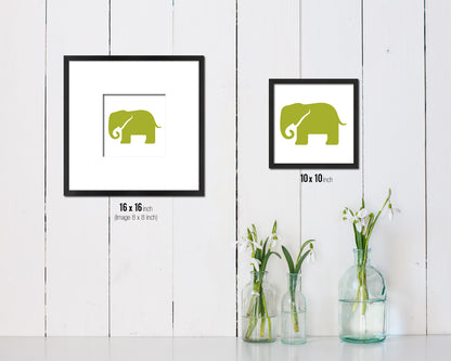 Elephant Animal Nursery Room Fine Art Paper Prints Home Decor Wall Art Gifts