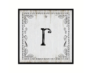 Letters K Custom Monogram Personality Name Sign Framed Prints Wall Art Decor