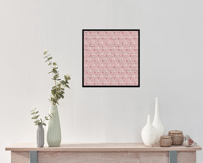 Abstract Red Artwork Wood Frame Gifts Modern Wall Decor Art Prints