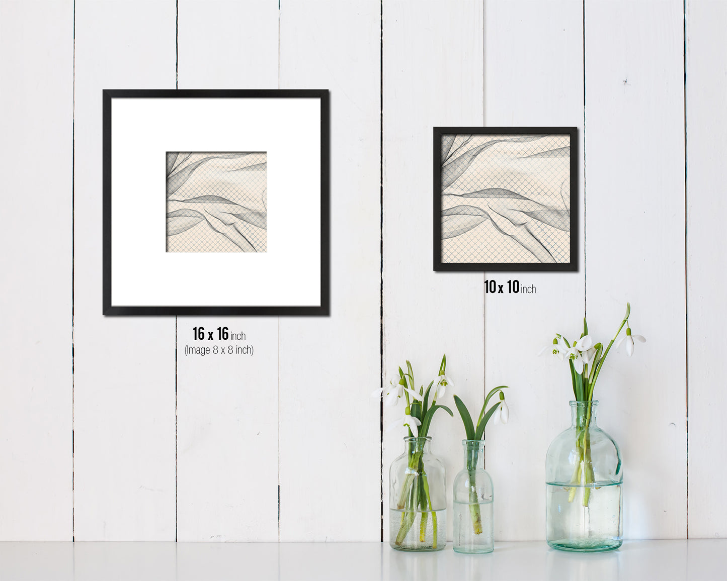 Abstract Artwork Wood Frame Gifts Modern Wall Decor Art Prints