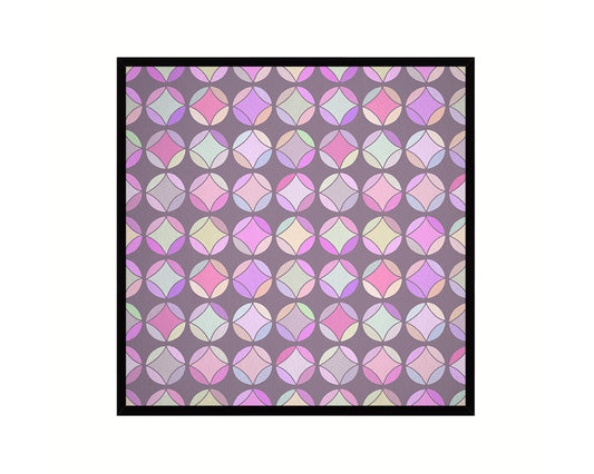 Abstract Pink Artwork Wood Frame Gifts Modern Wall Decor Art Prints