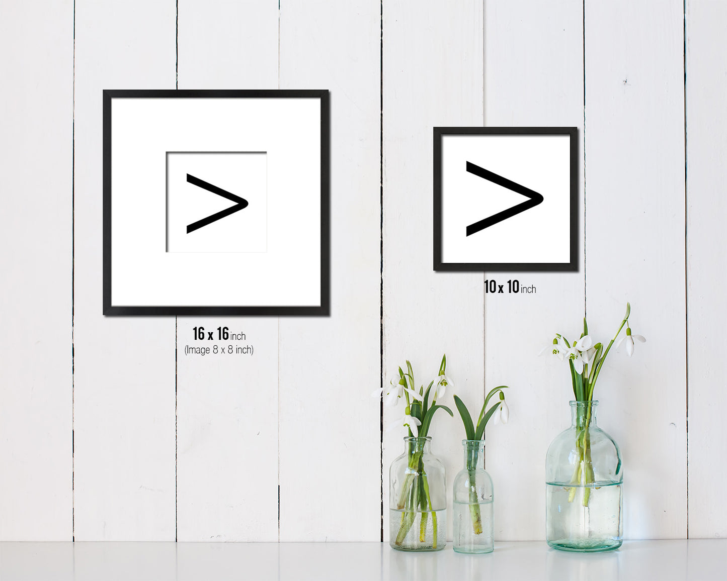 Angle Brackets Close Punctuation Symbol Framed Print Home Decor Wall Art Teacher Gifts