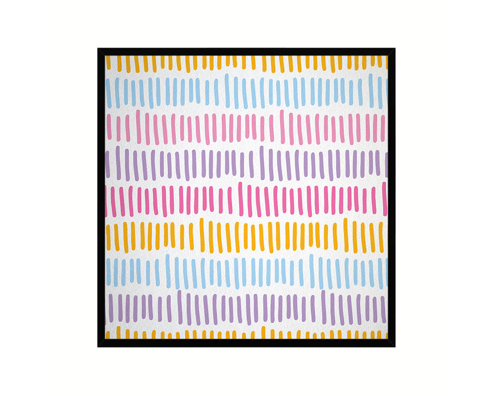 Abstract Line Artwork Wood Frame Gifts Modern Wall Decor Art Prints