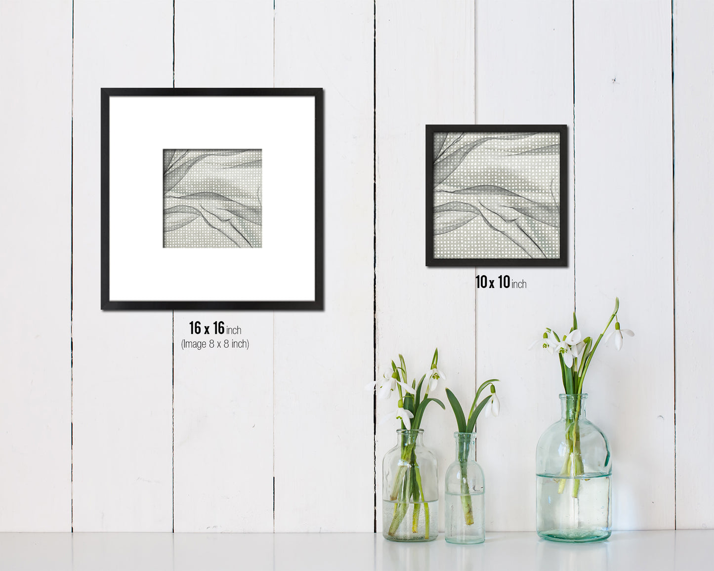 Abstract Artwork Wood Frame Gifts Modern Wall Decor Art Prints