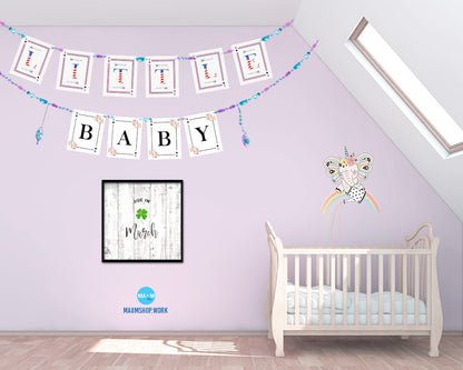 Baby Due In March Pregnancy Announcement Personalized Frame Print Wall Decor Art Gifts