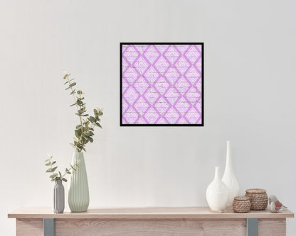 Abstract Blue Artwork Wood Frame Gifts Modern Wall Decor Art Prints
